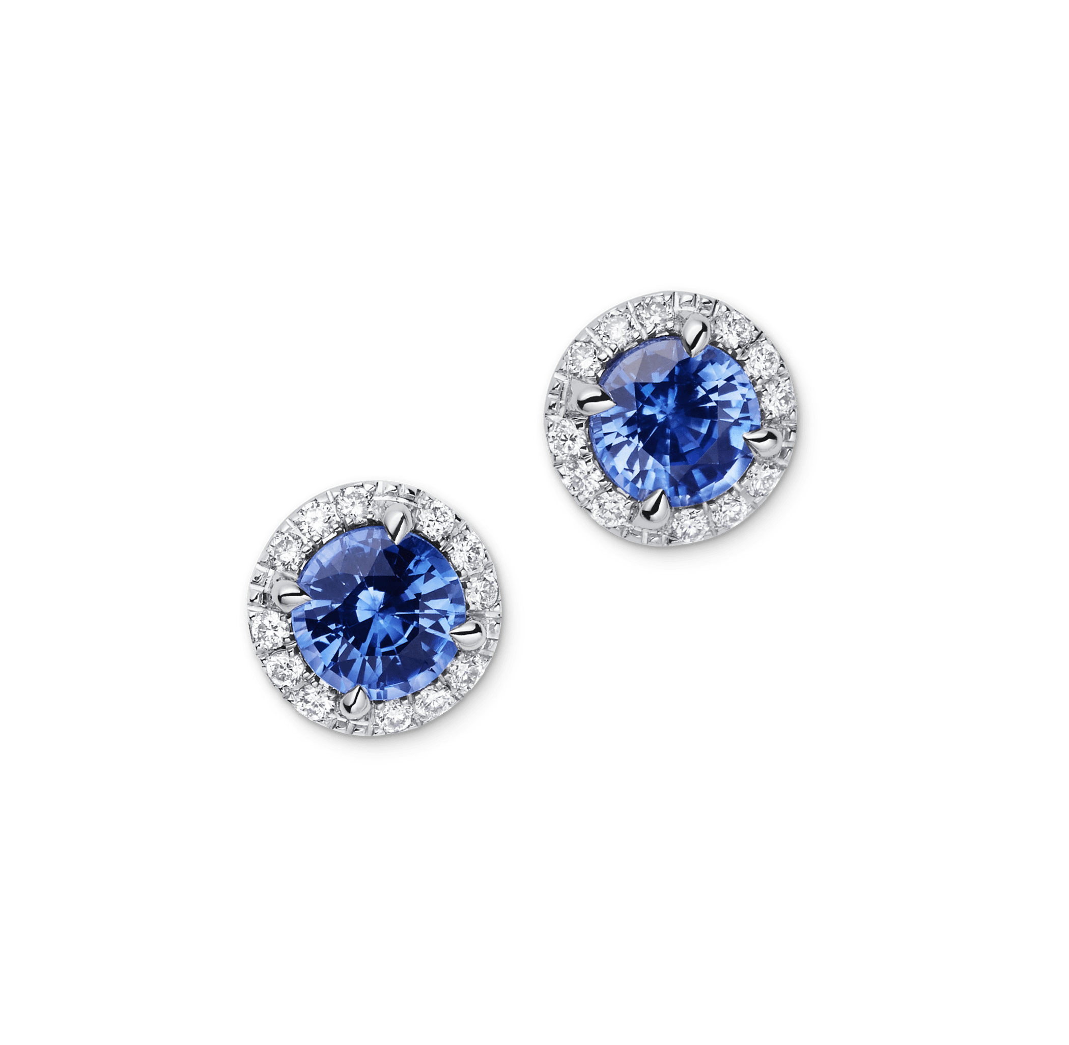 Ear studs white gold Classics